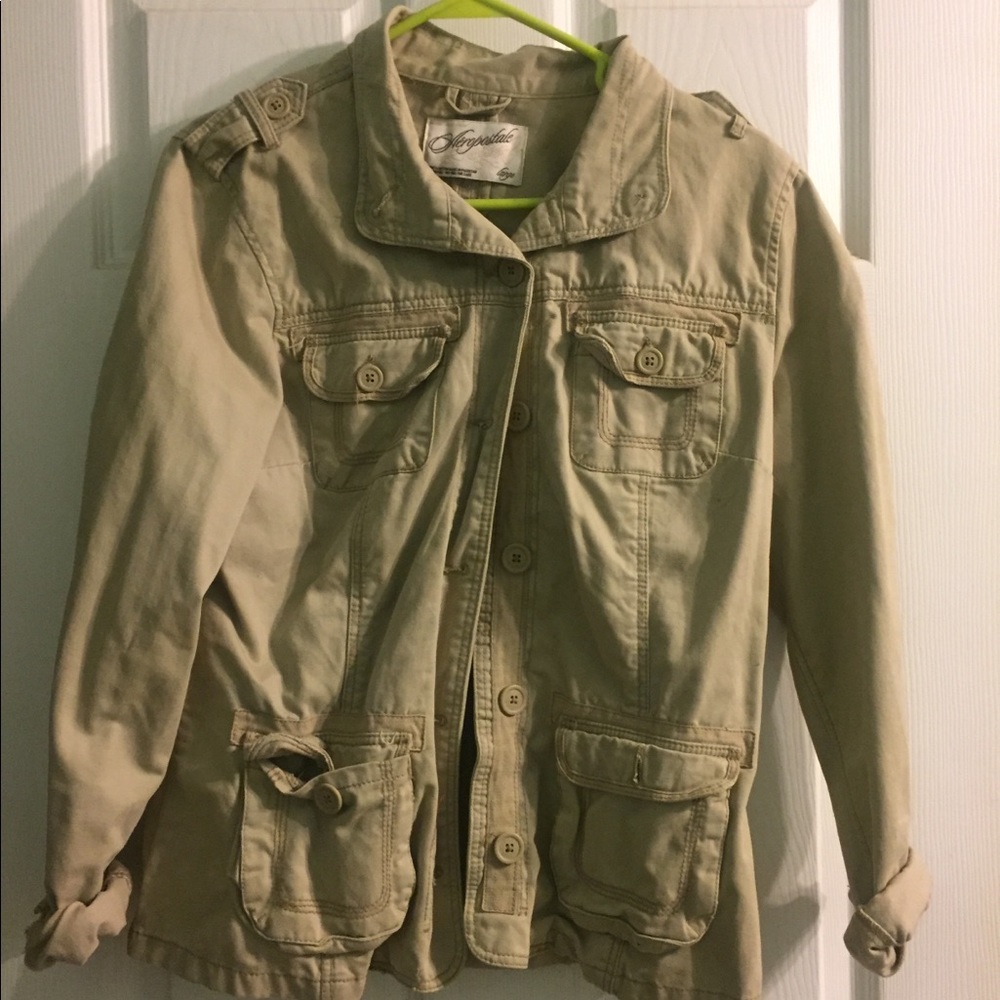 Khaki utility jacket